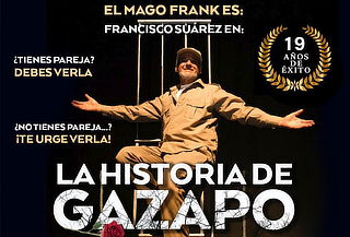 El Mago Frank es Francisco Suárez en: La Historia de Gazapo