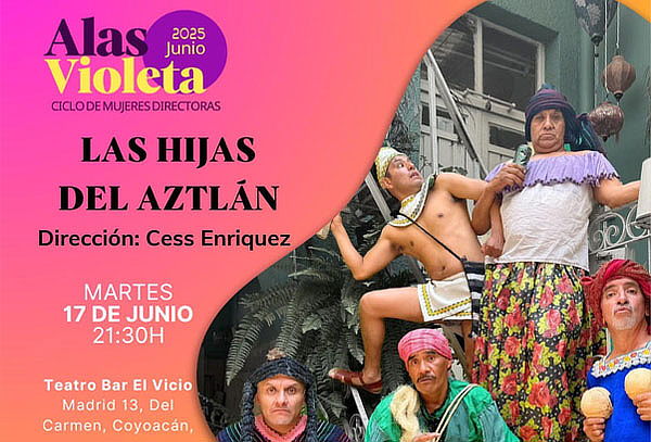 Acceso a Las Hijas de Aztlan en Teatro Bar El Vicio