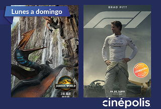 Cinépolis: Entrada 2D Sala Tradicional de Lunes a Domingo