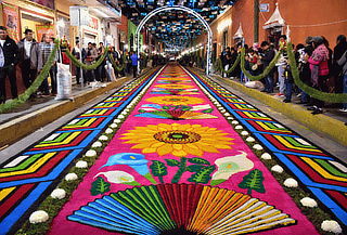 ¡La Noche que nadie duerme, Tour 1Día ¡Tapetes y flores!