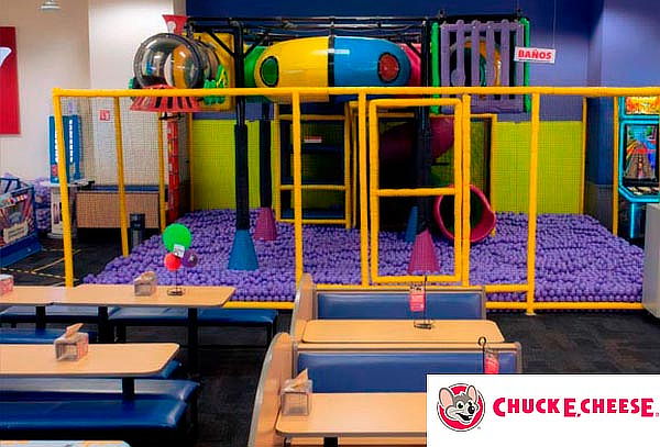 COMBO Juego-Alimentos: 1 Pizza MED + 2 Refrescos + 60 Juegos