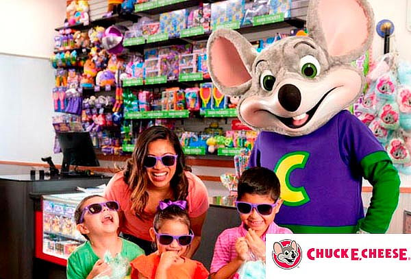 FIESTA: Paquete Básico para 10 Personas en Chuck Cheese® 