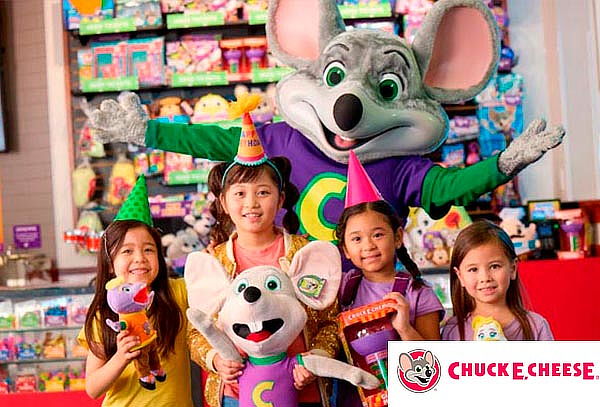 FIESTA: Paquete Básico para 10 Personas en Chuck Cheese® 