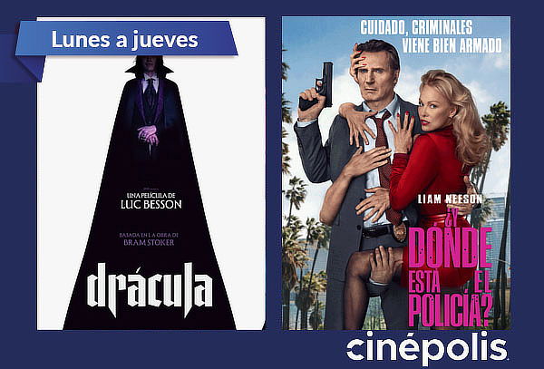 Cinépolis: Entrada 2D Sala Tradicional de Lunes a Jueves