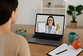 1 Cita virtual de Nutriología (baja grasa, sube músculo) 
