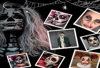 2x1 en Maquillaje para Halloween + Bebida de cortesía