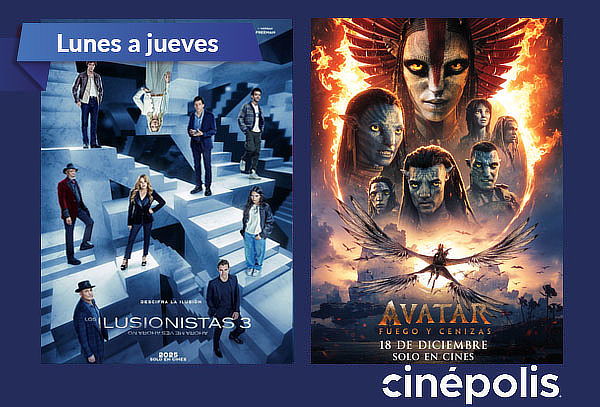 Cinépolis: Entrada 2D Sala Tradicional de Lunes a Jueves