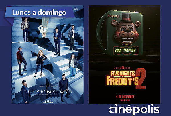 Cinépolis: Entrada 2D Sala Tradicional de Lunes a Domingo