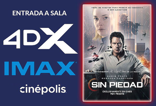 Cinépolis: Entrada Sala 4DX o IMAX de Lunes a Domingo