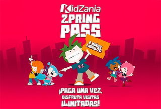 Acceso ILIMITADO en Vacaciones Zpring Pass ¡Visita KidZania!