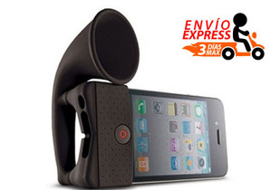 iPhone Speaker NEGRO , Amplifica el Volumen 50%