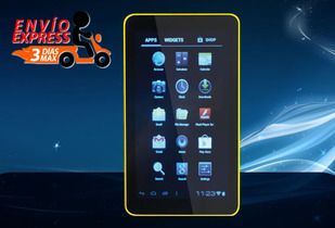 Tablet Amarilla de 7" con Android 4.2 + Funda Teclado 55%