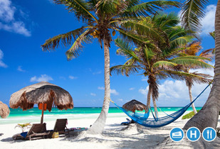 Cancún: 4D/3N + 2Adultos + TODO INCLUIDO 4* + Tour  50%