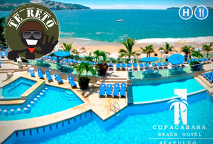 TE RETO A: Visitar Copacabana Acapulco 5* desde $1,499