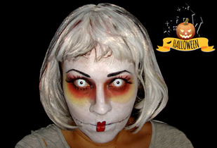 Maquillaje para Halloween al 70%