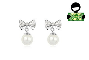 Aretes Dream Place White o Black, by Ocean Heart, 76% 