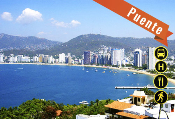 Acapulco: Bus + Hotel One 4* +  Paseos ¡Arena, Sol y Mar!