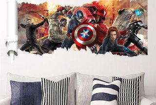 Sticker Avengers  ¡Moderniza tus paredes!