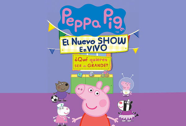Peppa Pig, el nuevo show ¡En vivo! 20 y 21 de Enero ÚNICAS!