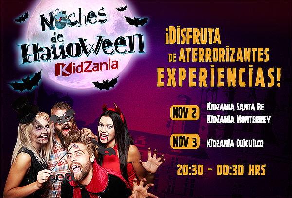 KidZania: Noches de Halloween ¡Niños y Adultos Juegan!