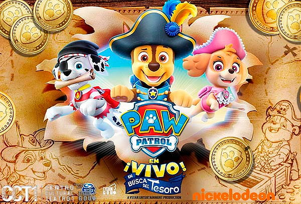 Paw Patrol En Busca del Tesoro ¡EL SHOW EN VIVO!