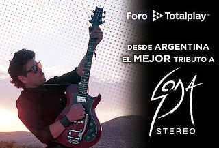 Tributo Soda Stereo: Nico Infante 5 y 6 de Julio en Antara