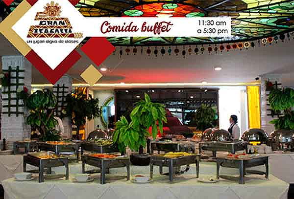 Desayuno ó Comida Buffet Gran Teocalli ¡Teotihuacán!