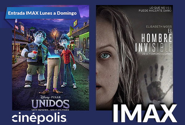 Cinépolis: Entrada Sala IMAX de Lunes a Domingo