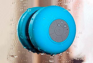 Bocina Bluetooth Contra Agua Recargable Azul