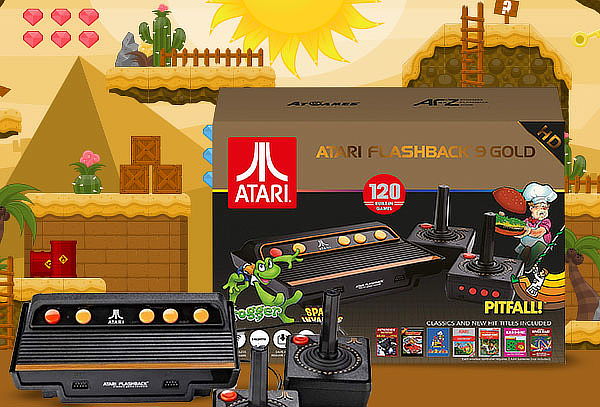 Consola Atari Flashback 9 Gold Edition ¡120 Juegos!