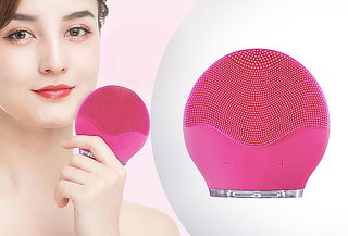 Limpiador Facial de Silicona Ultrasónico Eléctrico