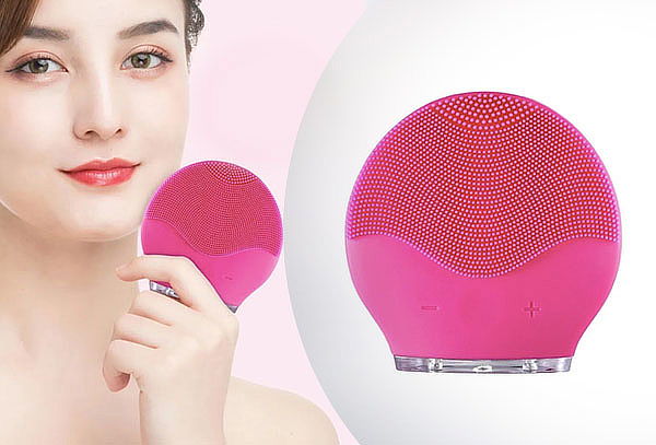 Limpiador Facial de Silicona Ultrasónico Eléctrico