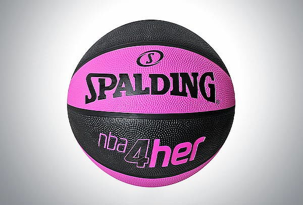 Balón Spalding Basquet 4her Rosa Negro #6