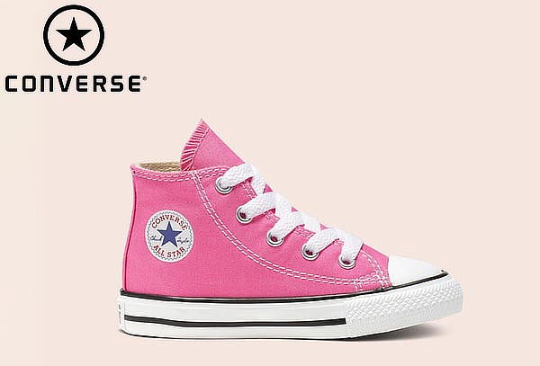 Elucidación Franco tornado Tenis Converse Rosa de Bota para Bebé ¡Talla a