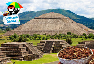 Escápate a Teotihuacán: Tour Sabores + Recorrido en Bici 57%