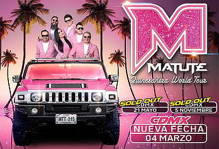 Matute en Arena CDMX ¡04 de Marzo! "Quinceañera World Tour" 