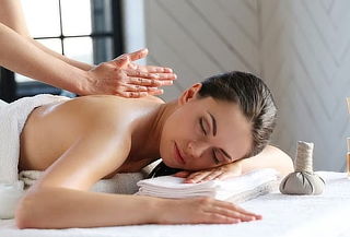 Masaje Relajante Manual + Sofá terapéutico + Reflexoterapia 