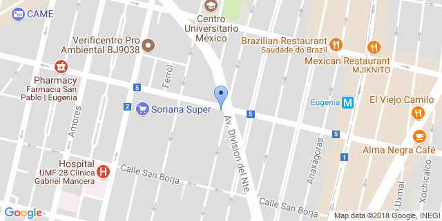 Eugenia 1033, Colonia del Valle Centro, Mexico City, CDMX, Mexico
