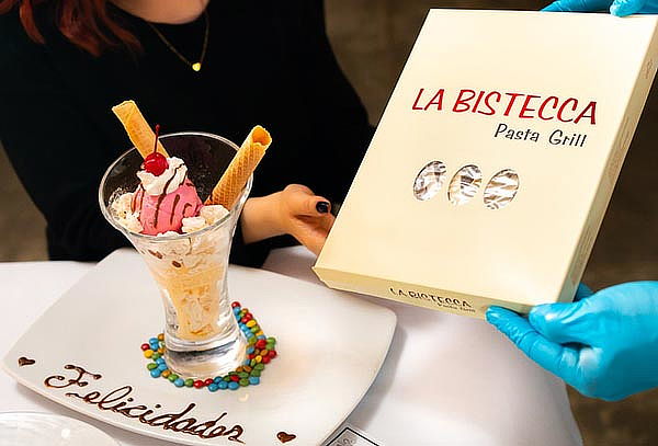 LA BISTECCA Almuerzo ó Cena Buffet + Bebida