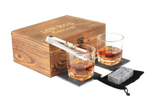 Caja de Madera Con Accesorios para Whisky con Grabado