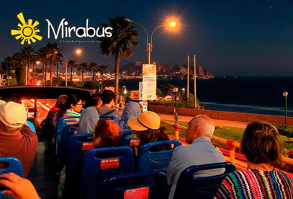 Lima de Noche y Circuito Mágico del Agua - MIRABUS