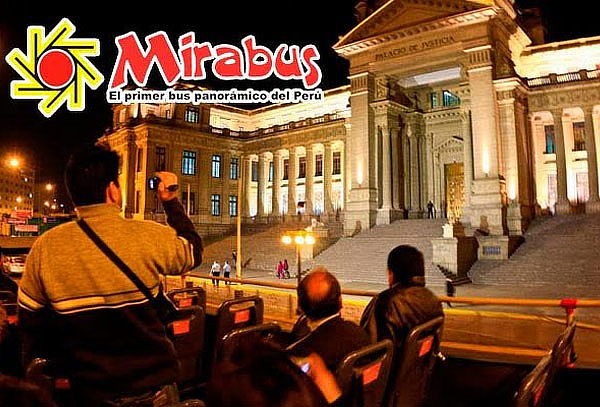 Lima de Noche y Circuito Mágico del Agua - MIRABUS