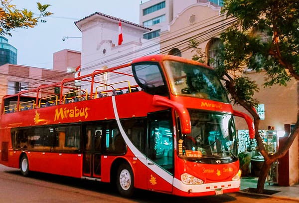 Lima de Noche y Circuito Mágico del Agua - MIRABUS