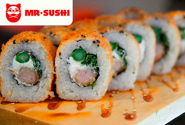 25 Cortes de Makis en Mr. Sushi 
