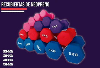 Mancuernas de Mano de 2KG, 3KG, 4KG O 5KG
