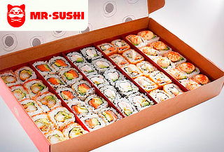 Box Familiar (50 makis) en Mr. Sushi