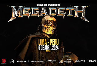  Megadeath Crush the World Tour 2024 