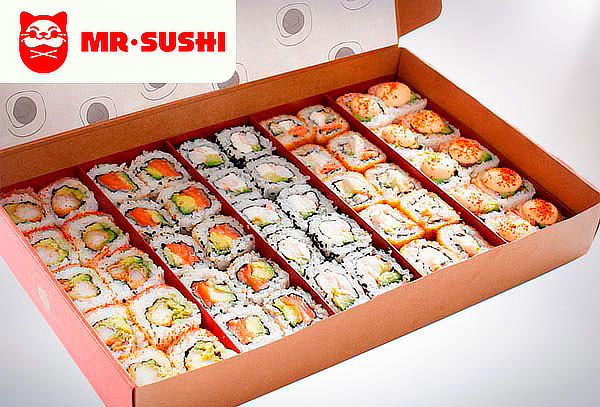 Box Familiar (50 makis) en Mr. Sushi