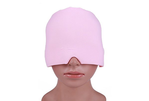 Gorro de Gel Rosado para Dolor de Cabeza