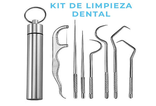 Kit 7 piezas de Higiene Oral Limpiador Dental Profesional